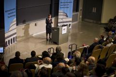 Professor Maria Zuber delivers the 2012-13 Killian Award Lecture; photo: Dominick Reuter
